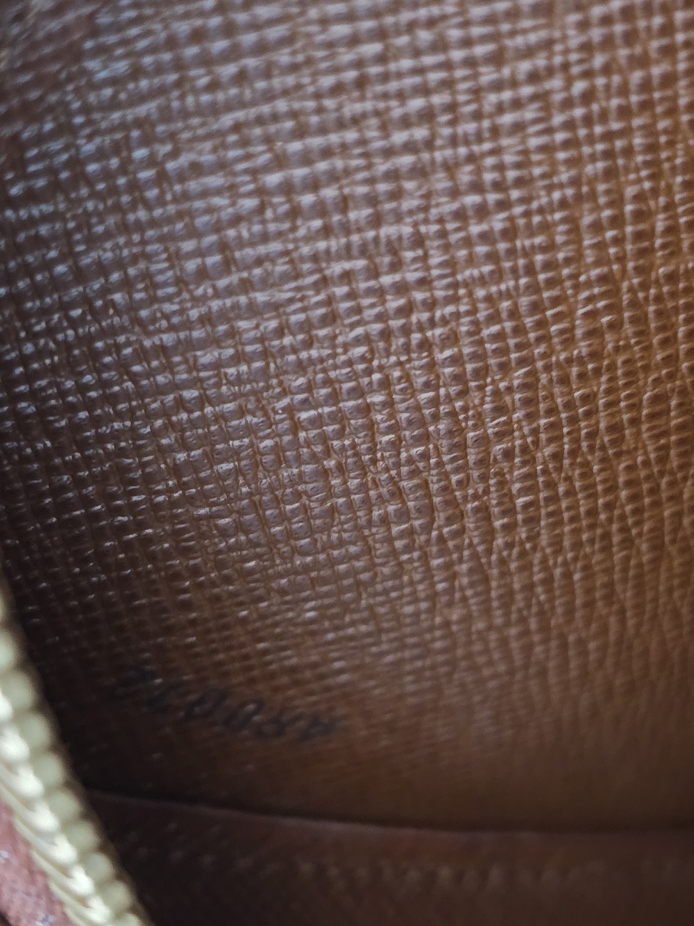Louis Vuitton Brown and Gold Monogram Wristlet Pouch - Picture 9 of 14